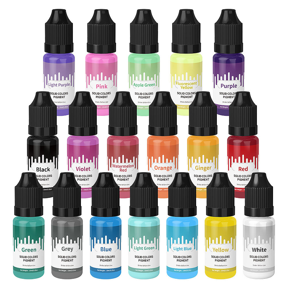 Resin Pigment Set - 18 colores 10ml Macaron Color Pastel