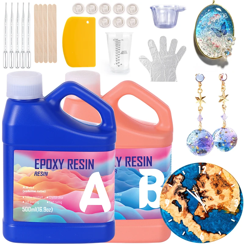 Epoxy Uv Resin Kit - Kit de Resina Epoxi Fácil de