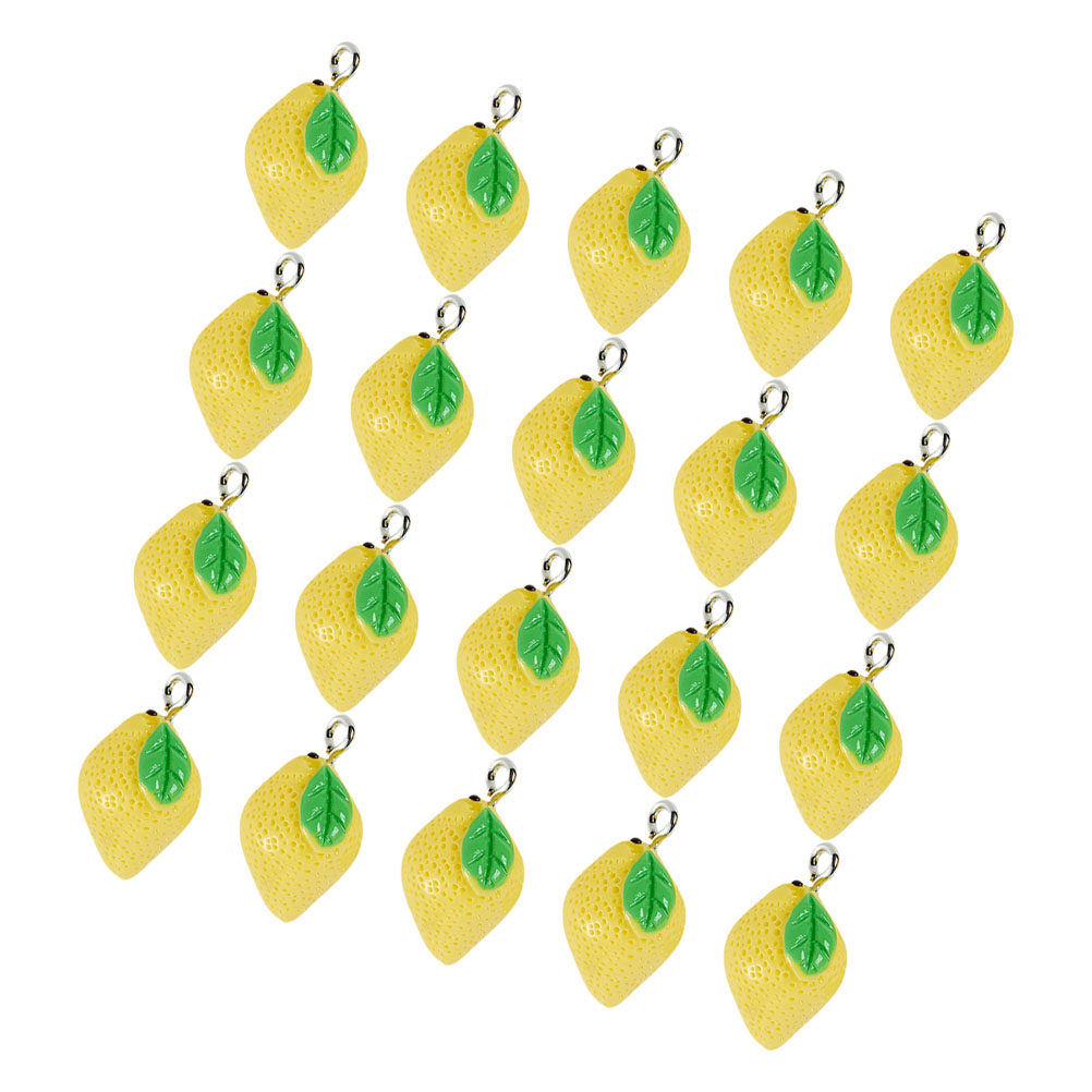 Crafting Resin - 20 Piezas de Dijes de Limón