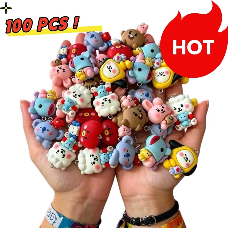 Crafting Resin - 7 piezas de dijes de resina