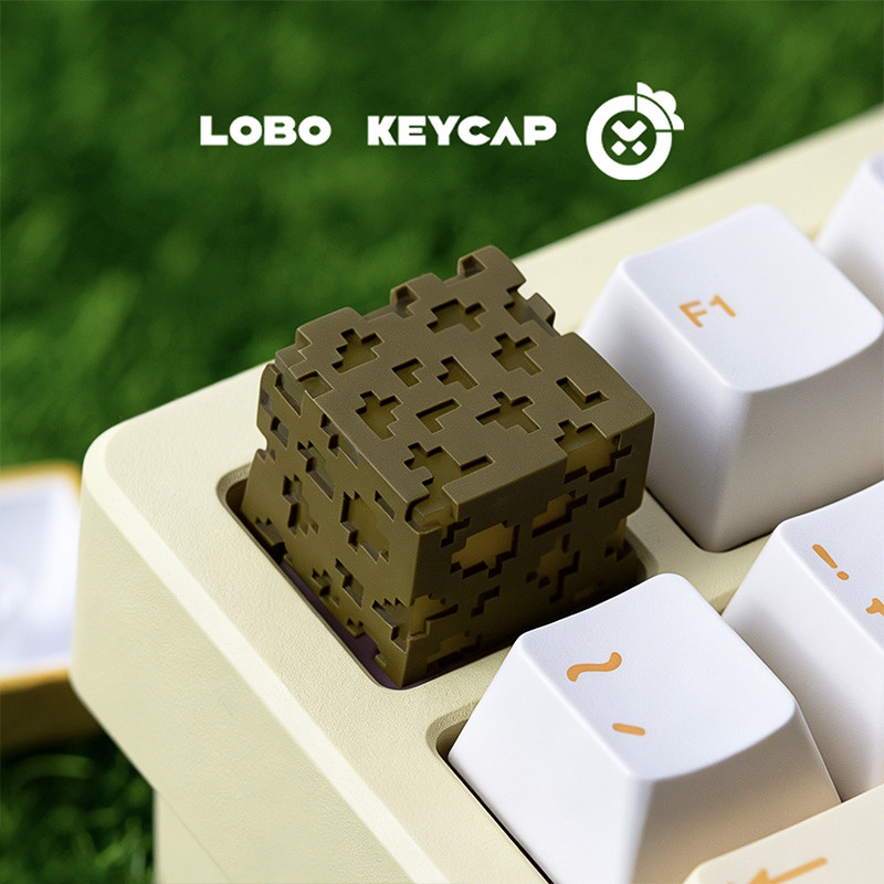 Resin Crafts Minecraft - Teclas Translúcidas Decorativas de Resina con