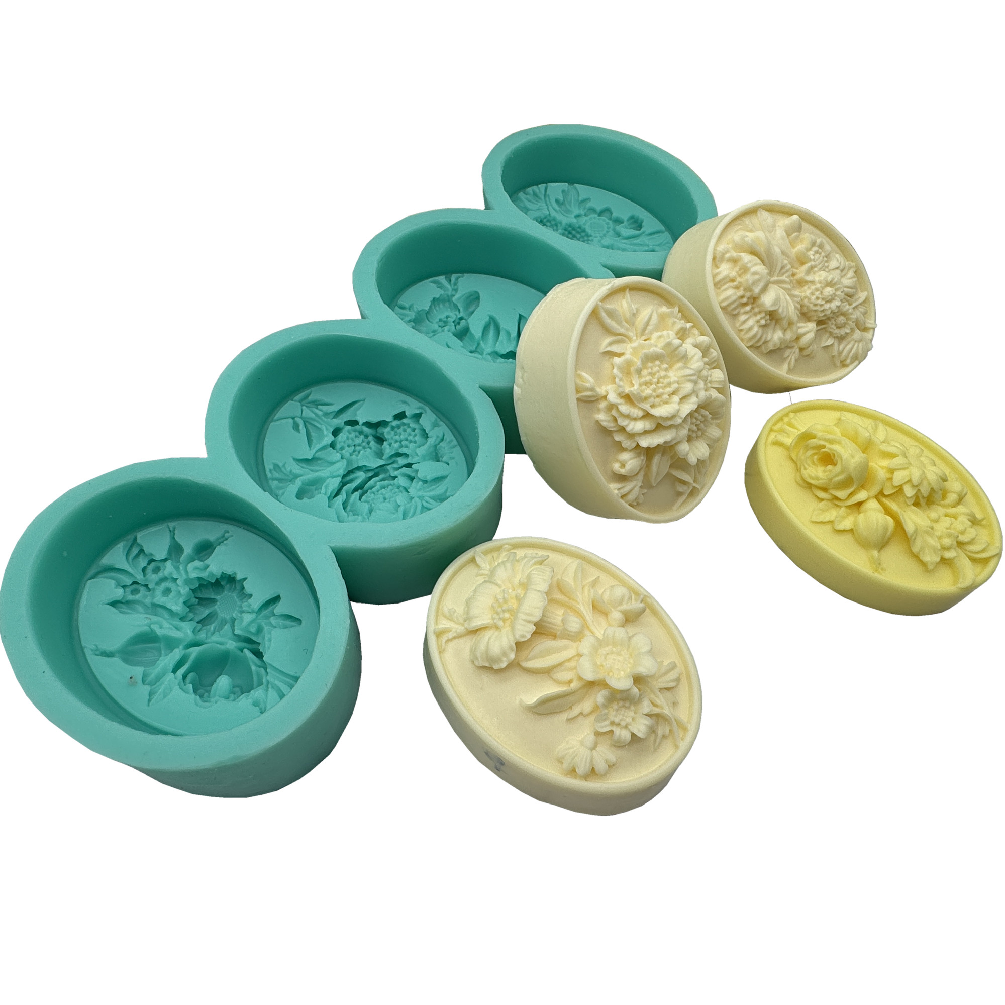 Resin Craft Ideas - Molde de jabón 3D de flor