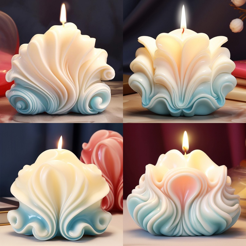 Resin Ocean Wave Mold - Moldes de silicona para velas con