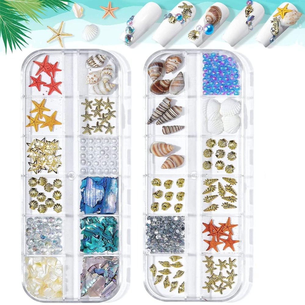 Resin Ocean Wave Mold - 1 caja de conchas de mar,