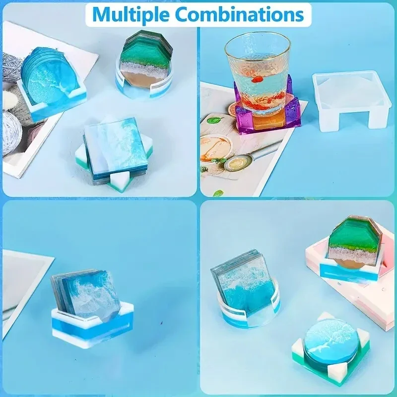 5 unids/set DlY posavasos de r - Coaster Mold Round reseña y precio