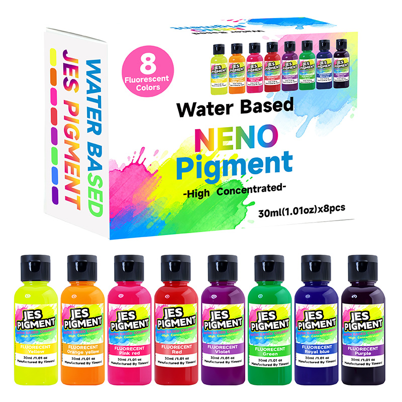Pigmento fluorescente de 8 col - Resin Pigment Set reseña y precio
