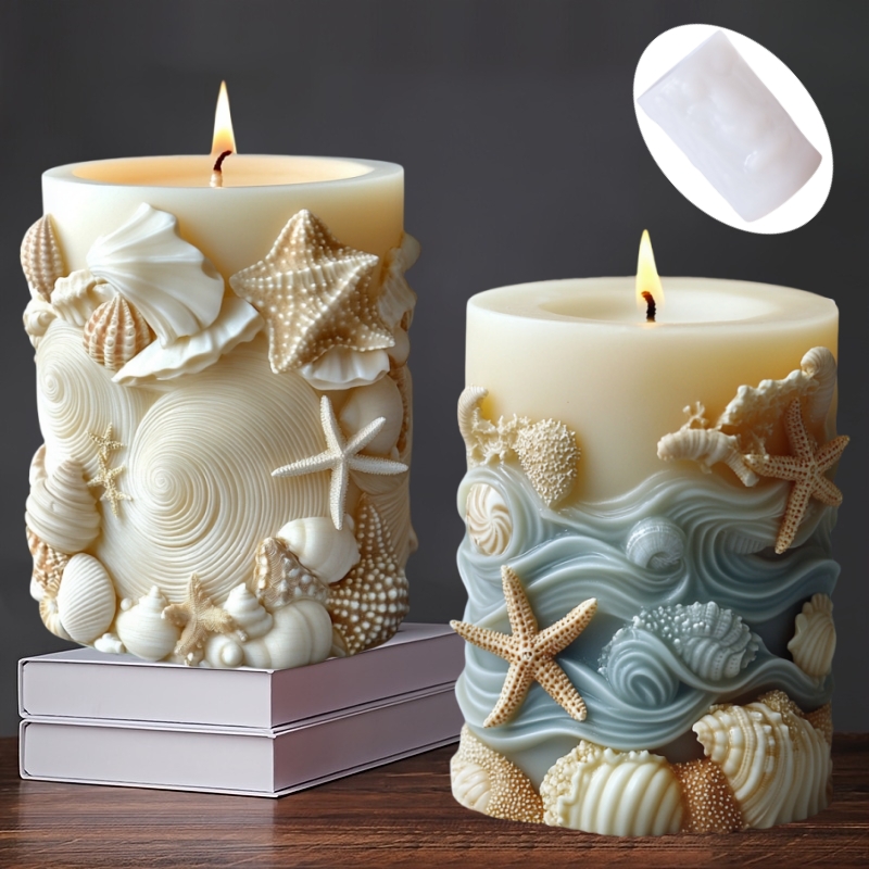 DIY estilo océano vela cilíndr - Resin Ocean Wave Mold reseña y precio