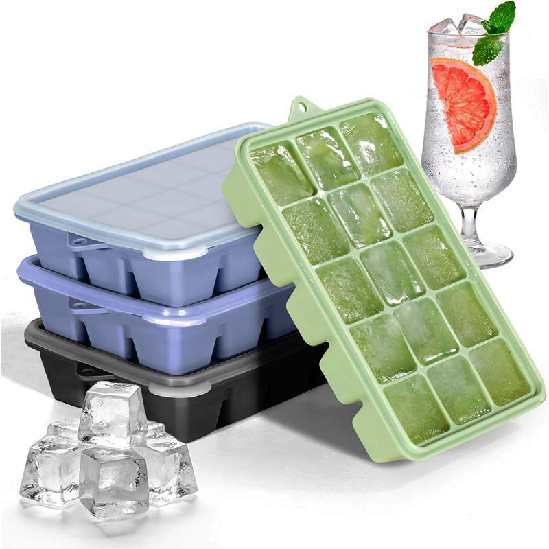 Juego de 3 Moldes para Cubitos - Silicone Mold Tray reseña y precio