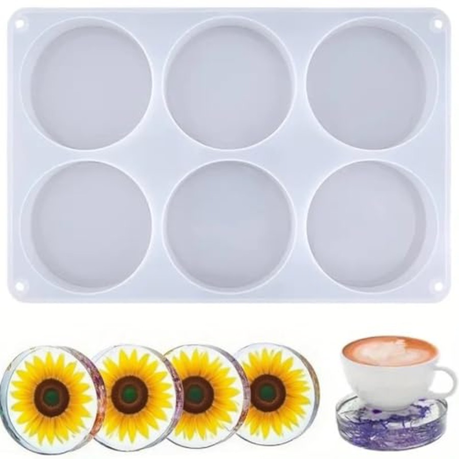 Moldes de silicona redondos pr - Flower Preservation Resin reseña y precio