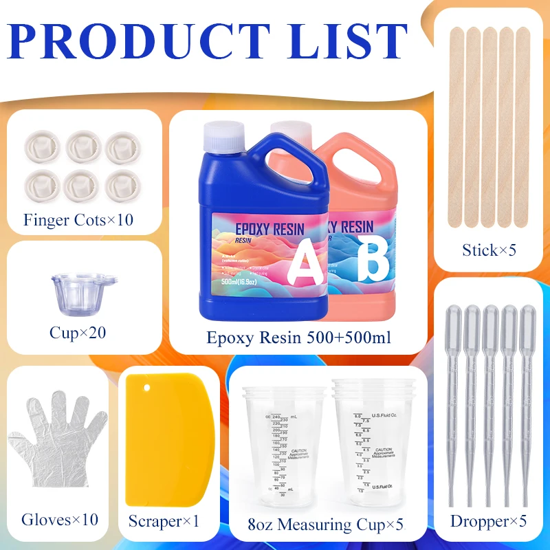 Kit de Resina Epoxi Fácil de M - Epoxy Uv Resin Kit reseña y precio