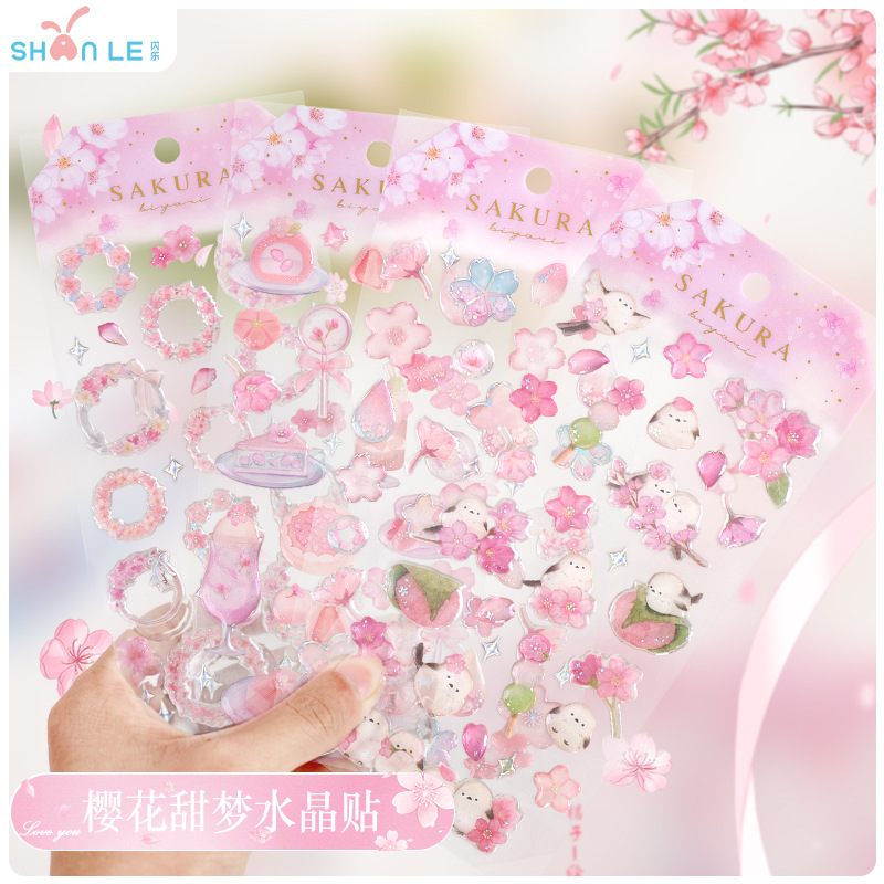 Pegatinas 3D de cristal Sakura - Resin Craft Supplies reseña y precio