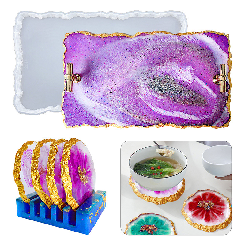 DM413 Drusy posavasos Molde de - Resin Craft Ideas reseña y precio