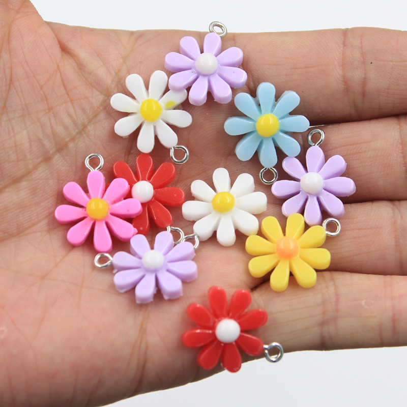 Dijes de 30 piezas de flores,  - Flower Preservation Resin reseña y precio