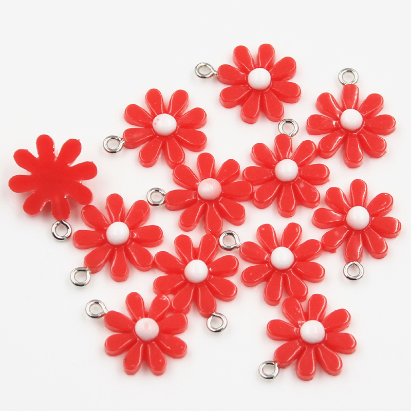 Dijes de 30 piezas de flores,  - Flower Preservation Resin reseña y precio