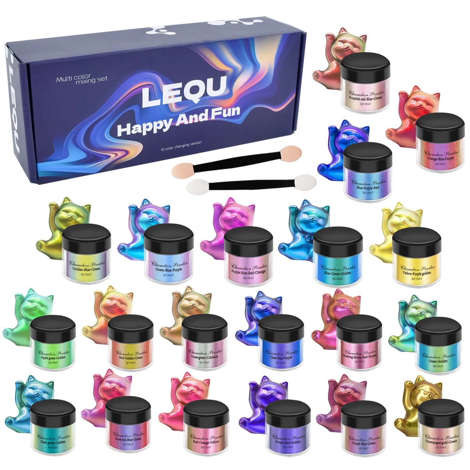 Un conjunto de pigmentos en po - Resin Pigment Set reseña y precio