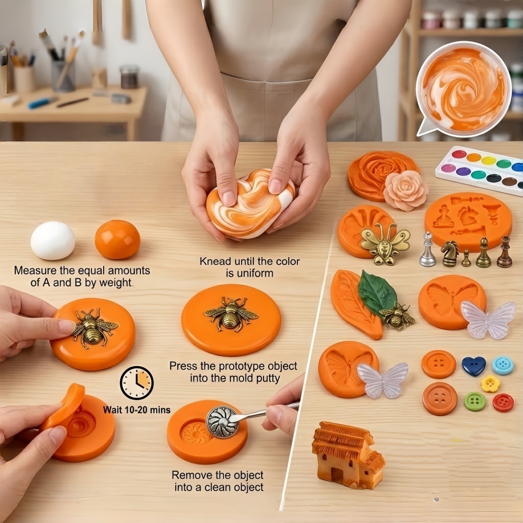 Kit de manualidades con masill - Resin Craft Kit reseña y precio