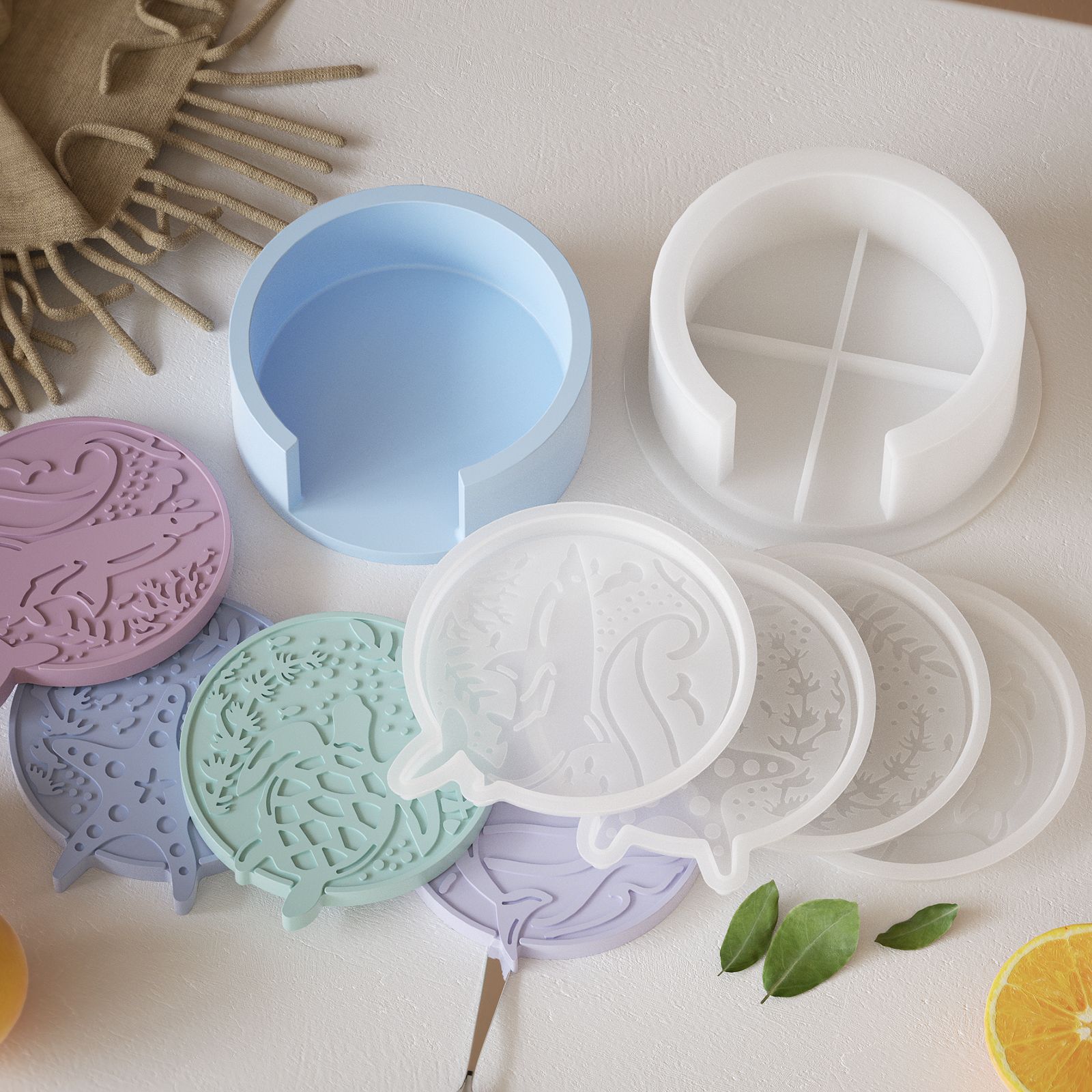 Base de almacenamiento de posa - Resin Ocean Wave Mold reseña y precio