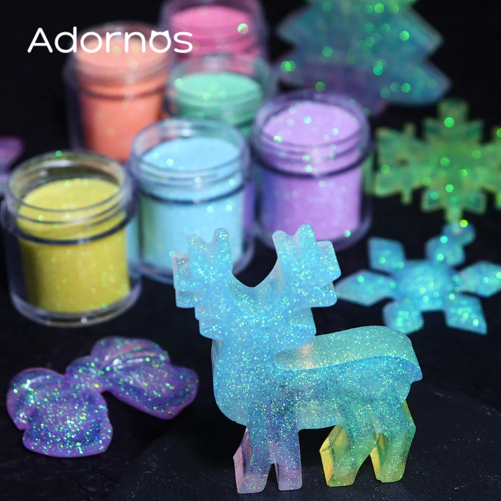 Polvo de azúcar con purpurina  - Resin Pigment Set reseña y precio