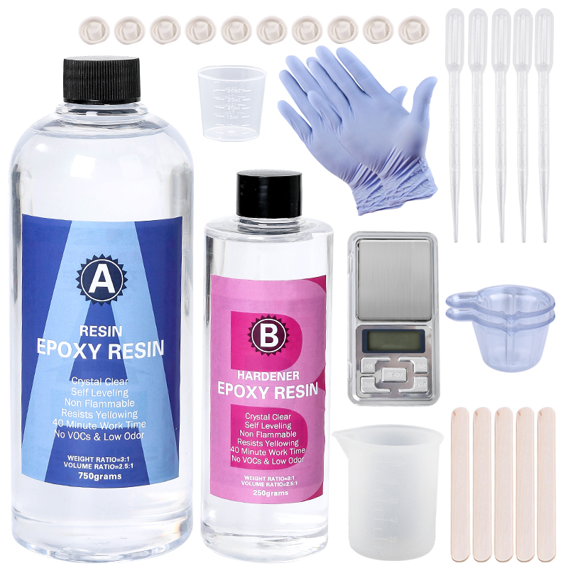 Kit de resina epoxi transparen - Resin Ocean Wave Mold reseña y precio