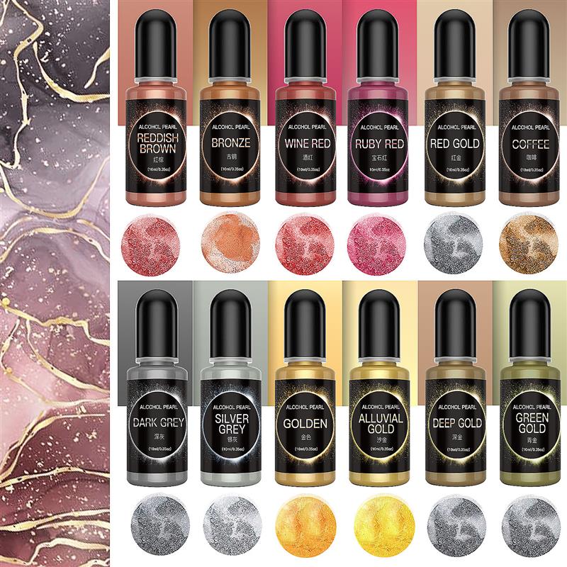 10ml pigmento de resina epoxi, - Resin Dye Alcohol reseña y precio