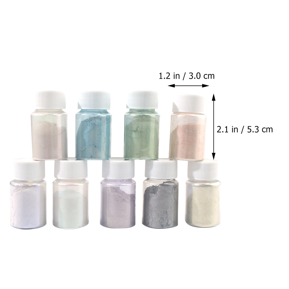 Juego de 9 Polvos de Pigmento  - Resin Pigment Set reseña y precio