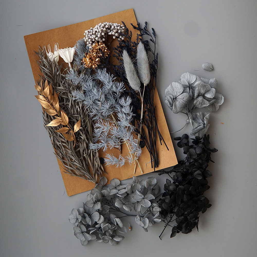 1 paquete de plantas artificia - Flower Preservation Resin reseña y precio