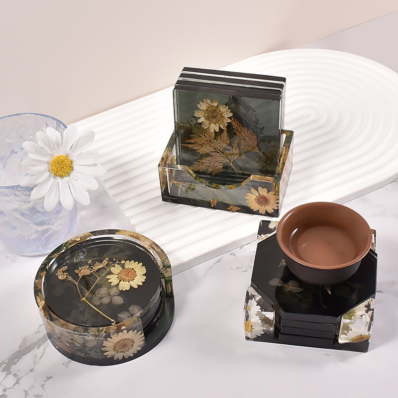 Molde de caja de almacenamient - Coaster Mold Round reseña y precio